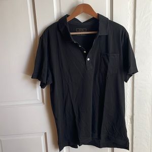 Billy Reid Pensacola Polo Black